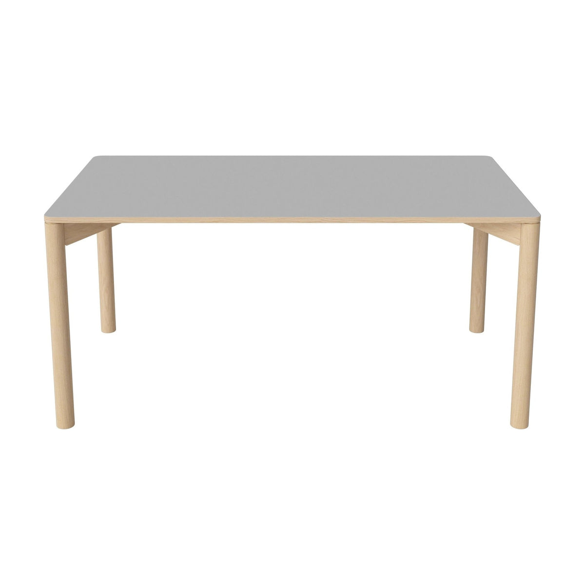 Bolia Pana eettafel 160x90 cm lichtgrijs fenix-laminaat, wit gepigmenteerd geolied eiken, 03-140-26_00017