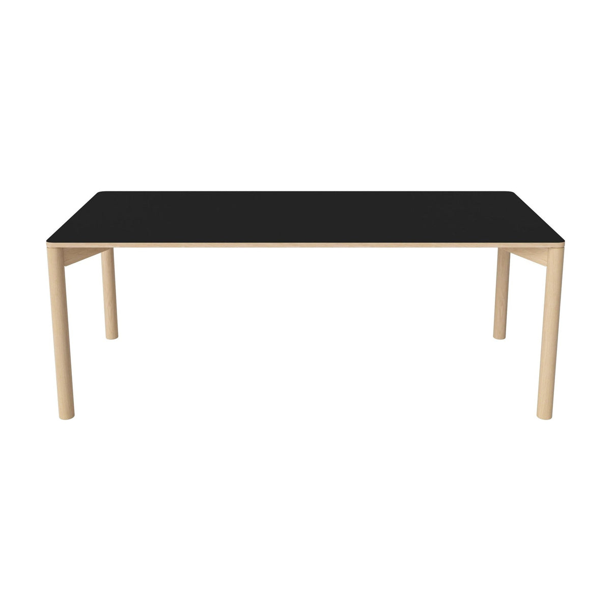 Bolia Pana eettafel 200x90 cm zwart fenix-laminaat, wit gepigmenteerd geolied eiken, 03-140-26_00061
