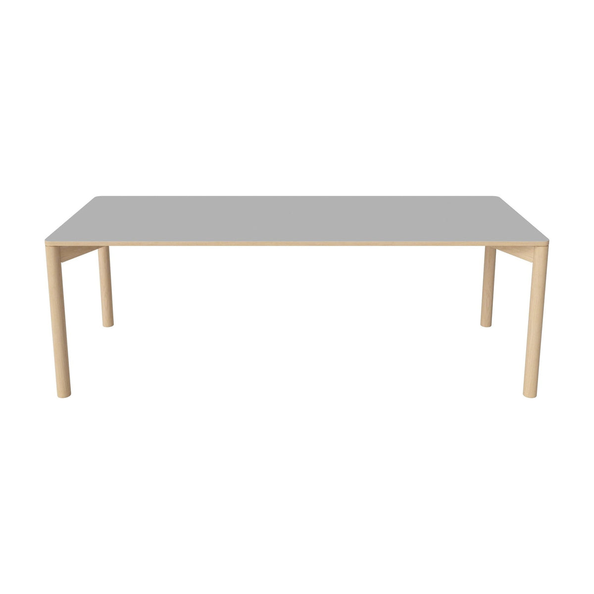 Bolia Pana eettafel 220x90 cm lichtgrijs fenix-laminaat, wit gepigmenteerd geolied eiken, 03-140-26_00073