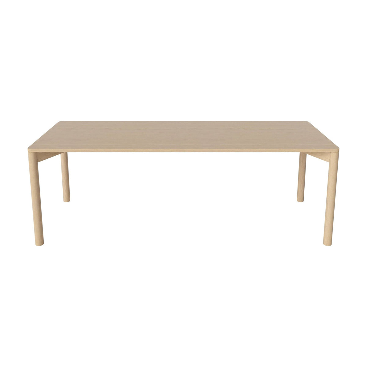 Bolia Pana eettafel 220x90 cm zwart fenix-laminaat, wit gepigmenteerd geolied eiken, 03-140-26_00074