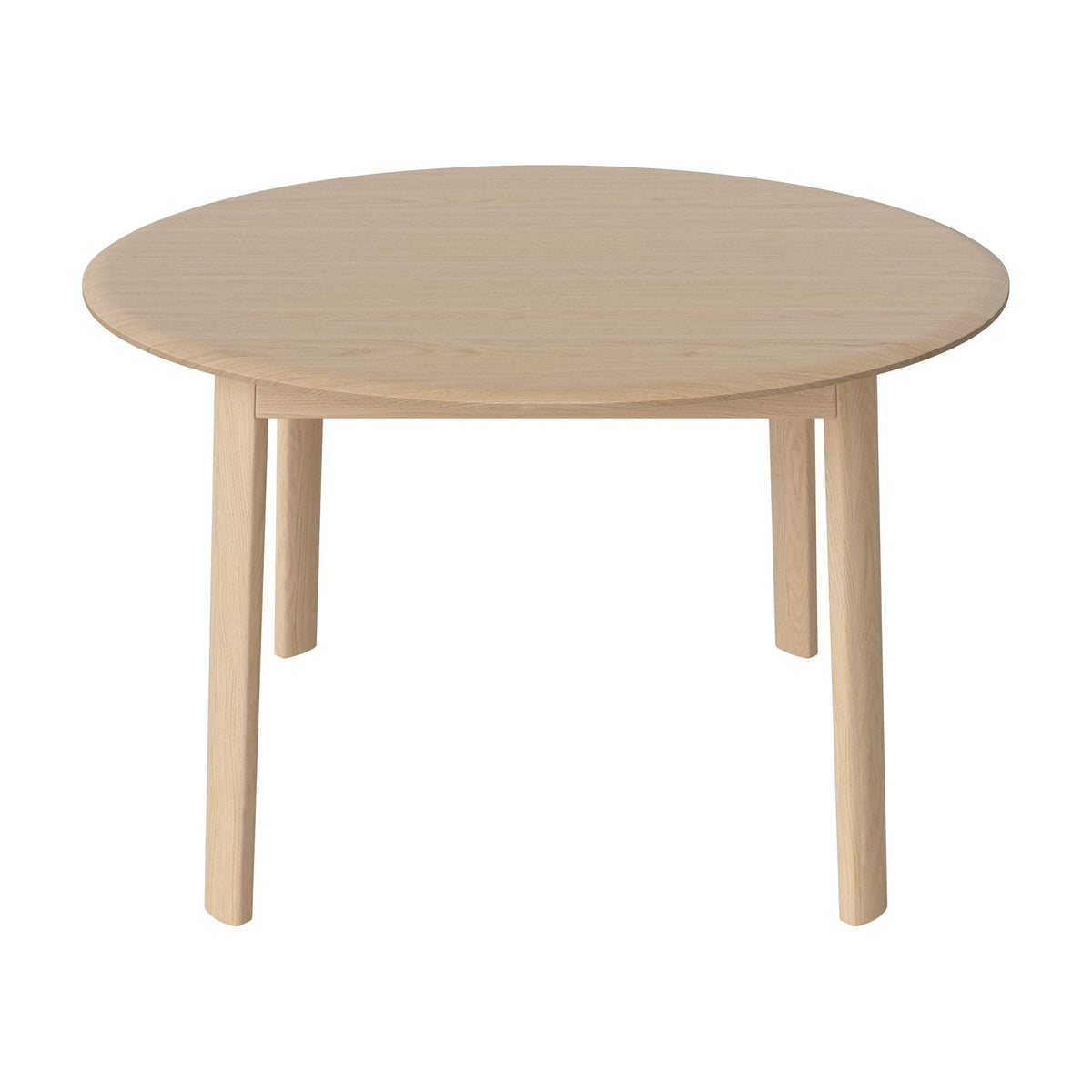Bolia Palo ronde uitschuifbare eettafel Ø121 cm wit gepigmenteerd geolied eiken, 03-141-30_00003