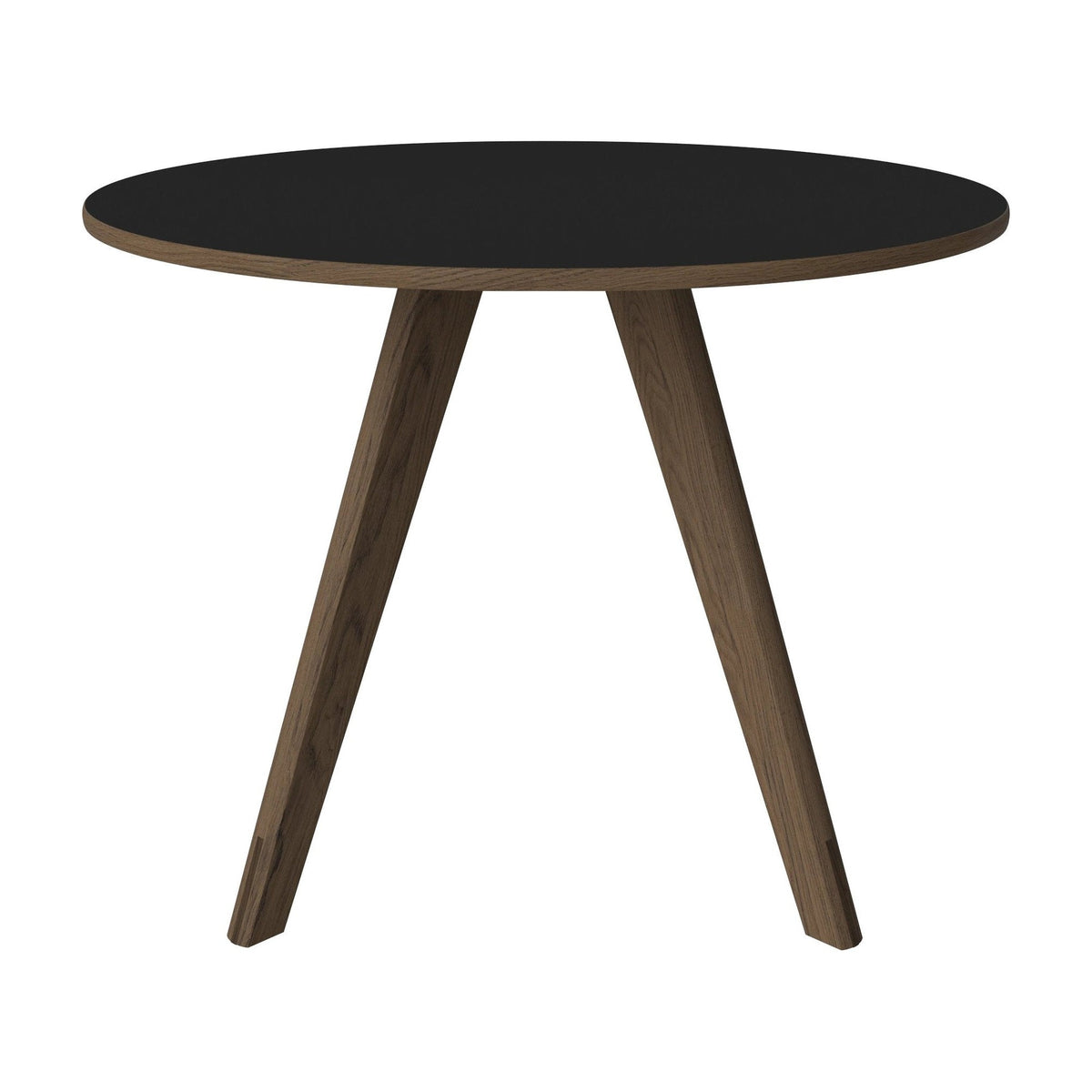 Bolia Soft Mood eettafel Ø100 cm zwart fenix-laminaat, donker geolied eiken, 03-217-05_00002