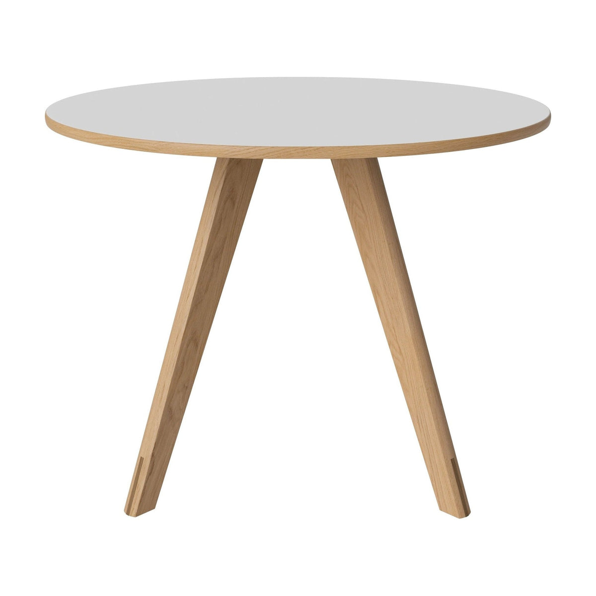 Bolia Soft Mood eettafel Ø100 cm wit fenix-laminaat, geolied eiken, 03-217-05_00006