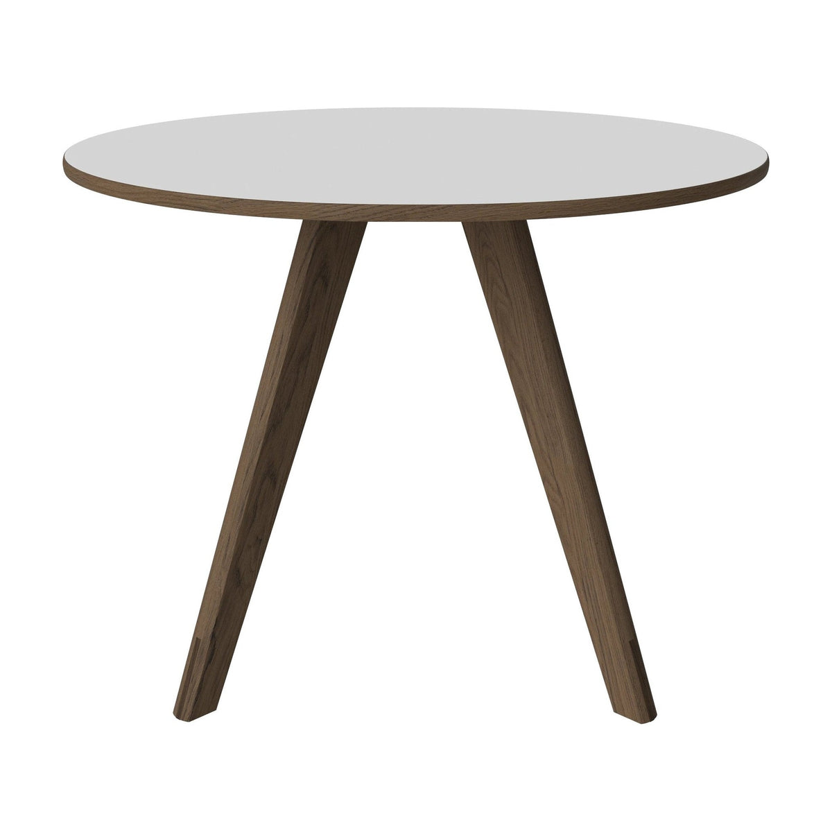 Bolia Soft Mood eettafel Ø100 cm wit fenix-laminaat, donker geolied eiken, 03-217-05_00007