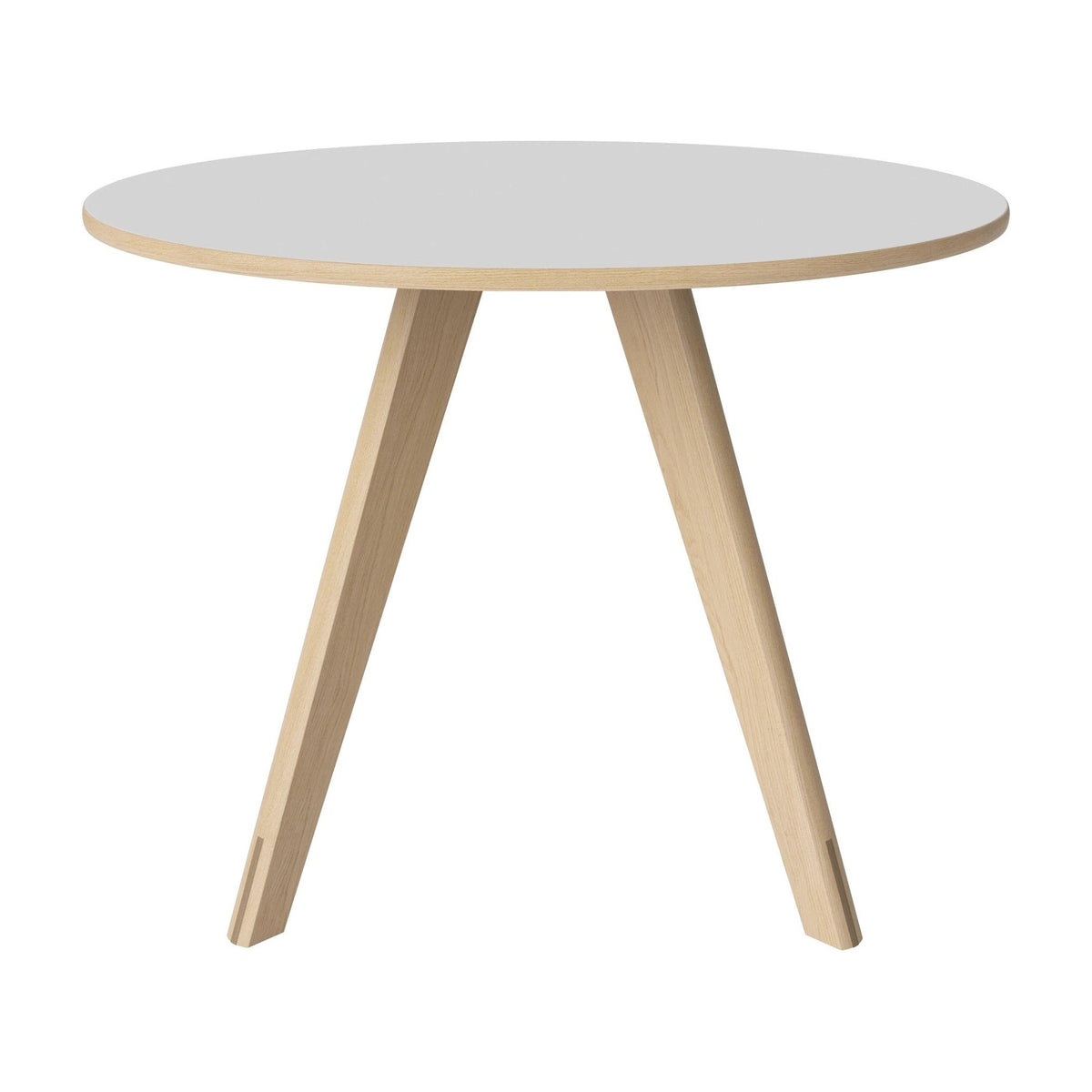 Bolia Soft Mood eettafel Ø100 cm wit fenix-laminaat, wit gepigmenteerd geolied eiken, 03-217-05_00008