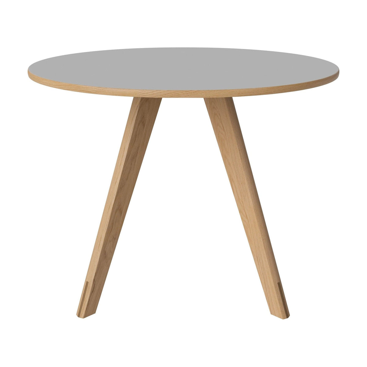 Bolia Soft Mood eettafel Ø100 cm lichtgrijs fenix-laminaat, geolied eiken, 03-217-05_00010