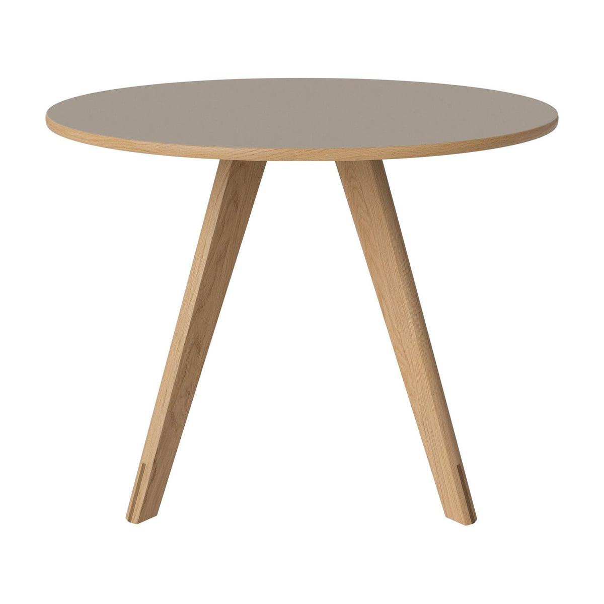 Bolia Soft Mood eettafel Ø100 cm grijsbruin fenix-laminaat, geolied eiken, 03-217-05_00013