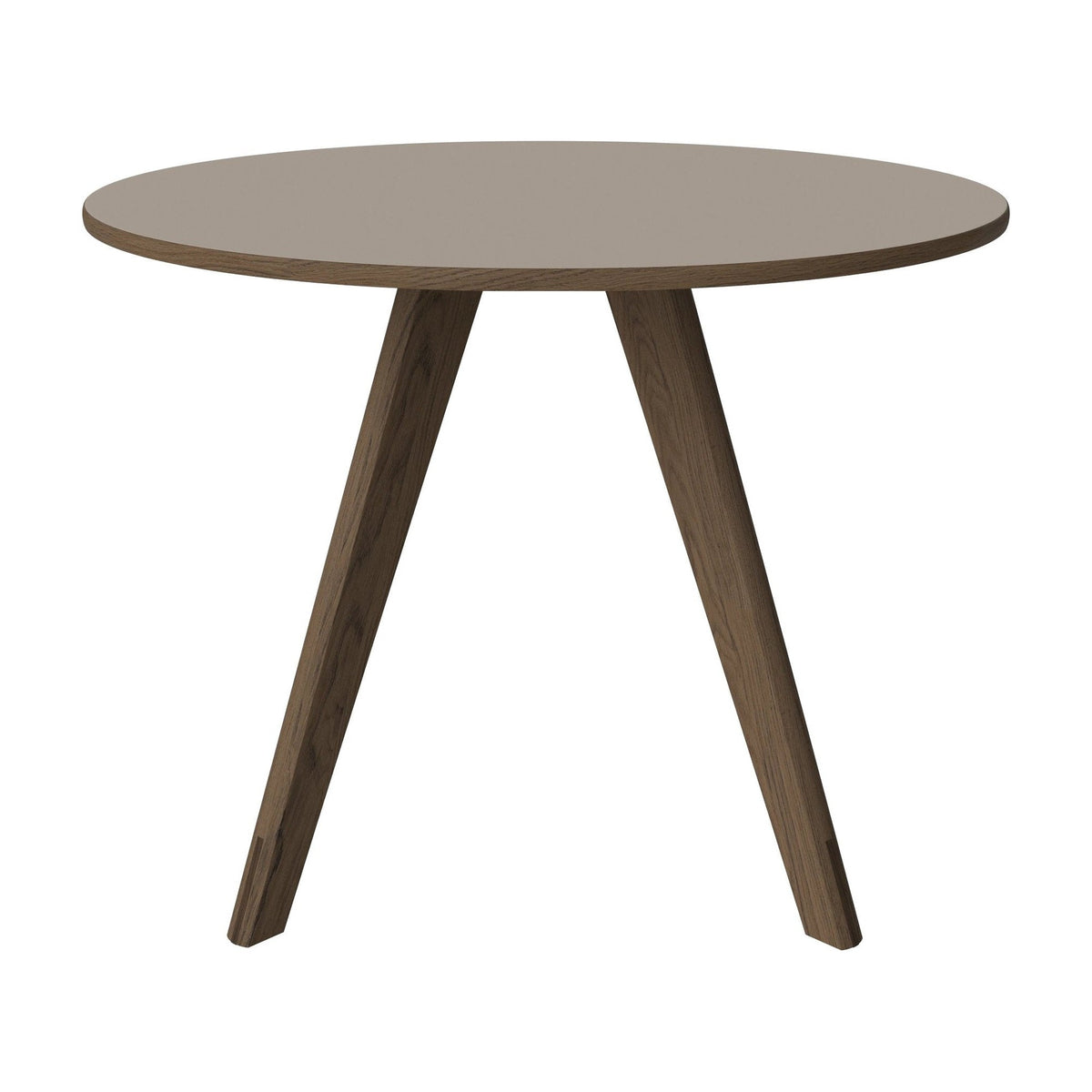 Bolia Soft Mood eettafel Ø100 cm grijsbruin fenix-laminaat, donker geolied eiken, 03-217-05_00014