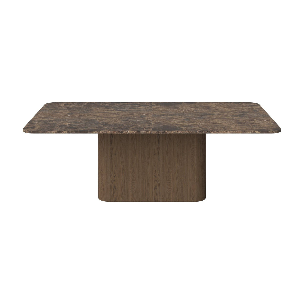 Bolia Eida eettafel stenen blad 220x120 cm bruin marmer, donker geolied eiken, 03-353-01_00008