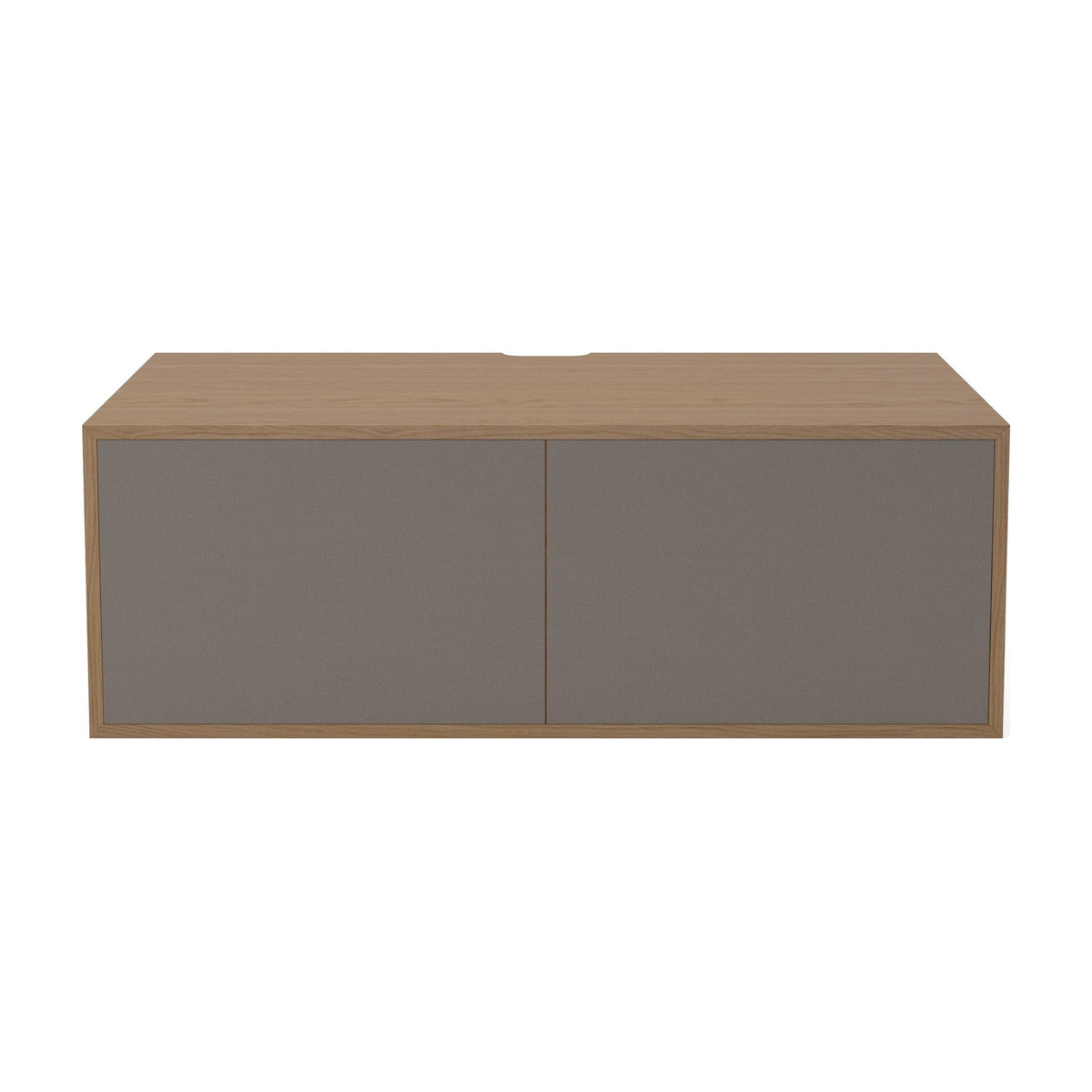 Bolia Case hifi-module medium diepte 48 cm grijze hifi-stof, grijze hifi-stof, geolied eiken, 04-007-41_6006271