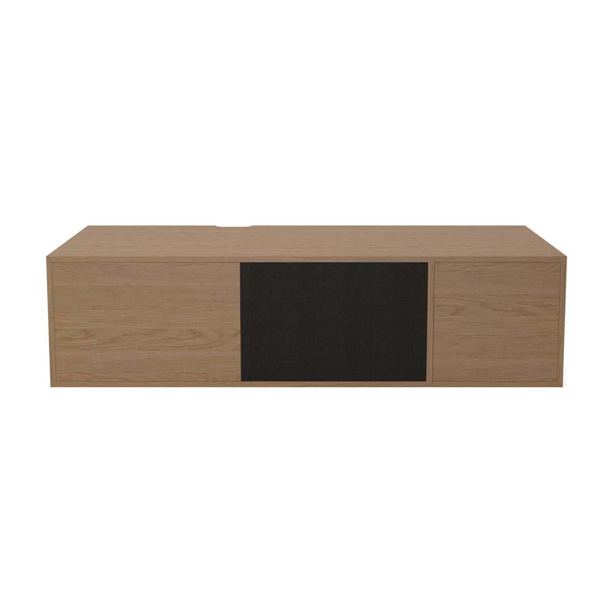 Bolia Case hifi-module large diepte 48 cm eiken, zwarte stof, geolied eiken, 04-007-42_7335068