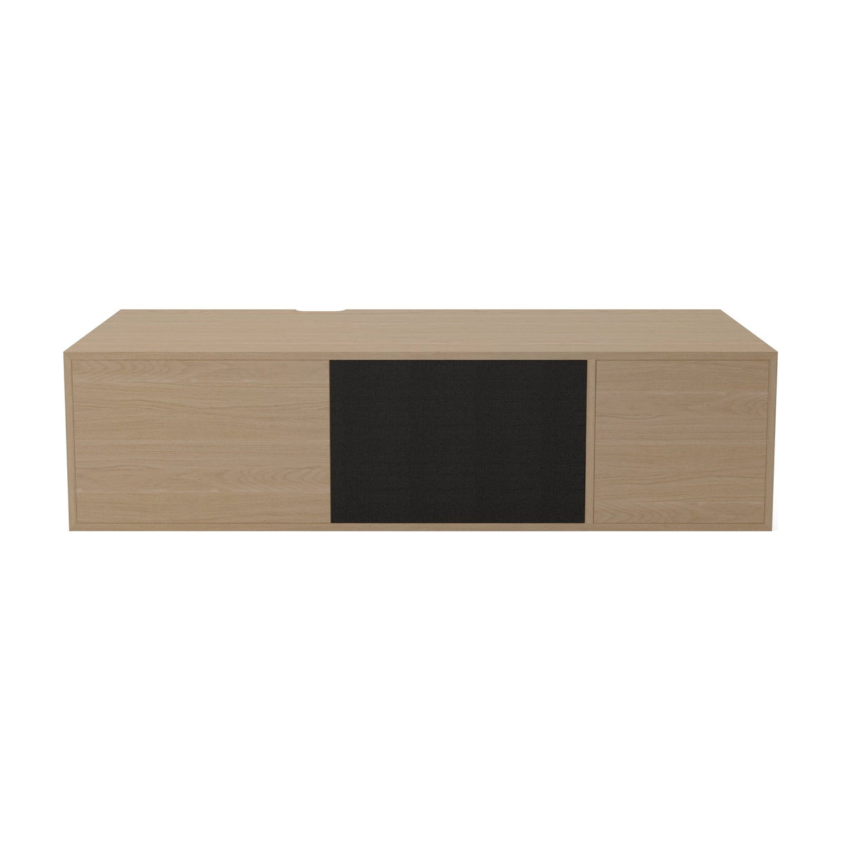Bolia Case hifi-module large diepte 48 cm eiken, zwarte stof, wit gepigmenteerd geolied eiken, 04-007-42_7335106