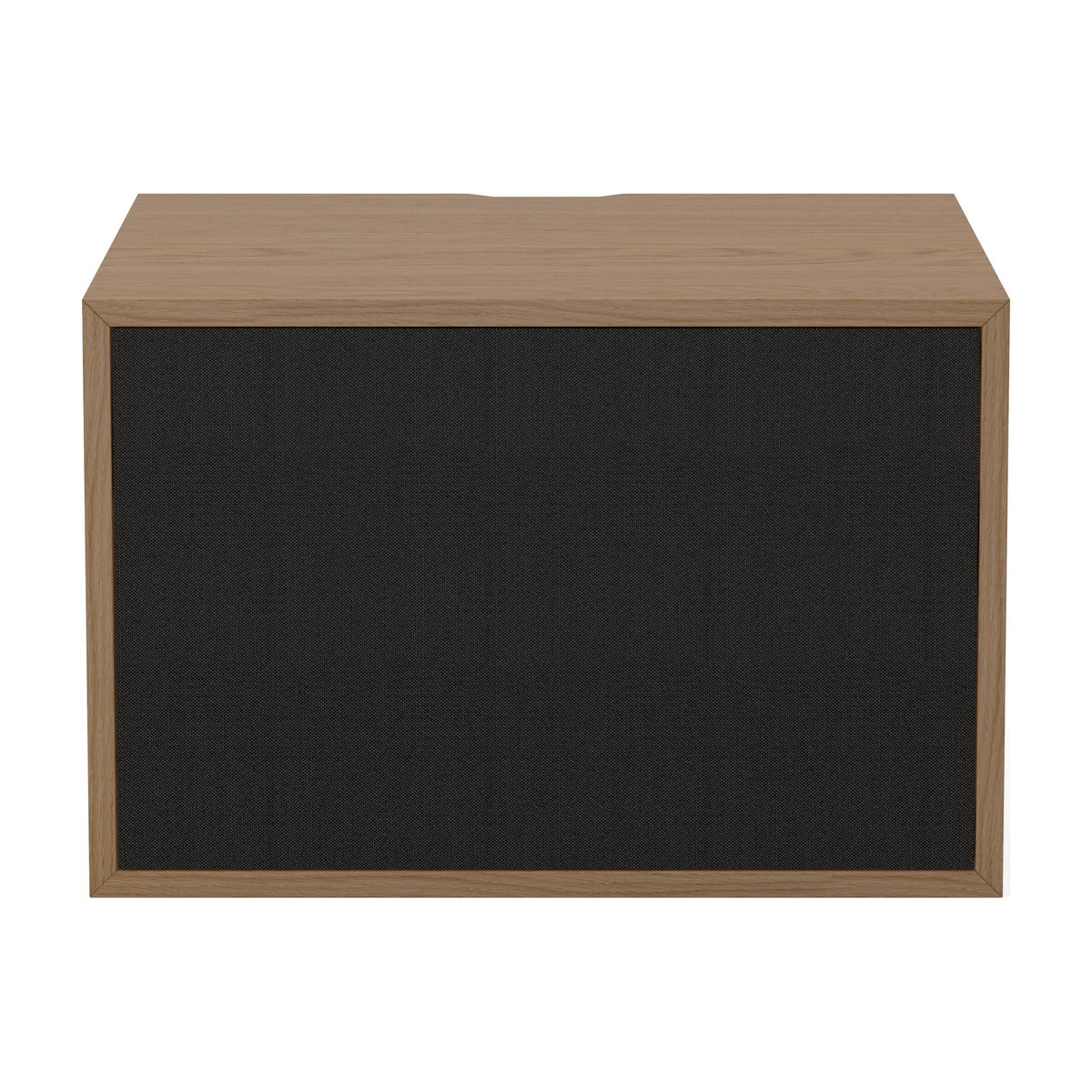 Bolia Case hifi-module small stoffen deur diepte 35 cm zwarte stof, geolied eiken, 04-007-43_7335216