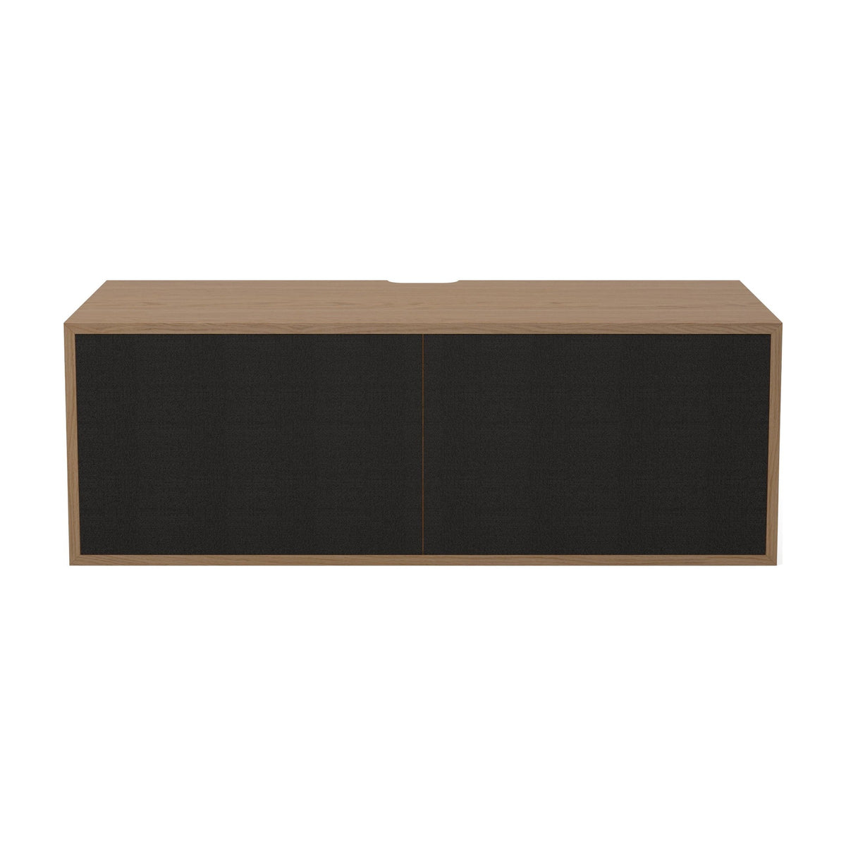 Bolia Case hifi-module medium diepte 35 cm zwarte stof, zwarte stof, geolied eiken, 04-007-75_7335064