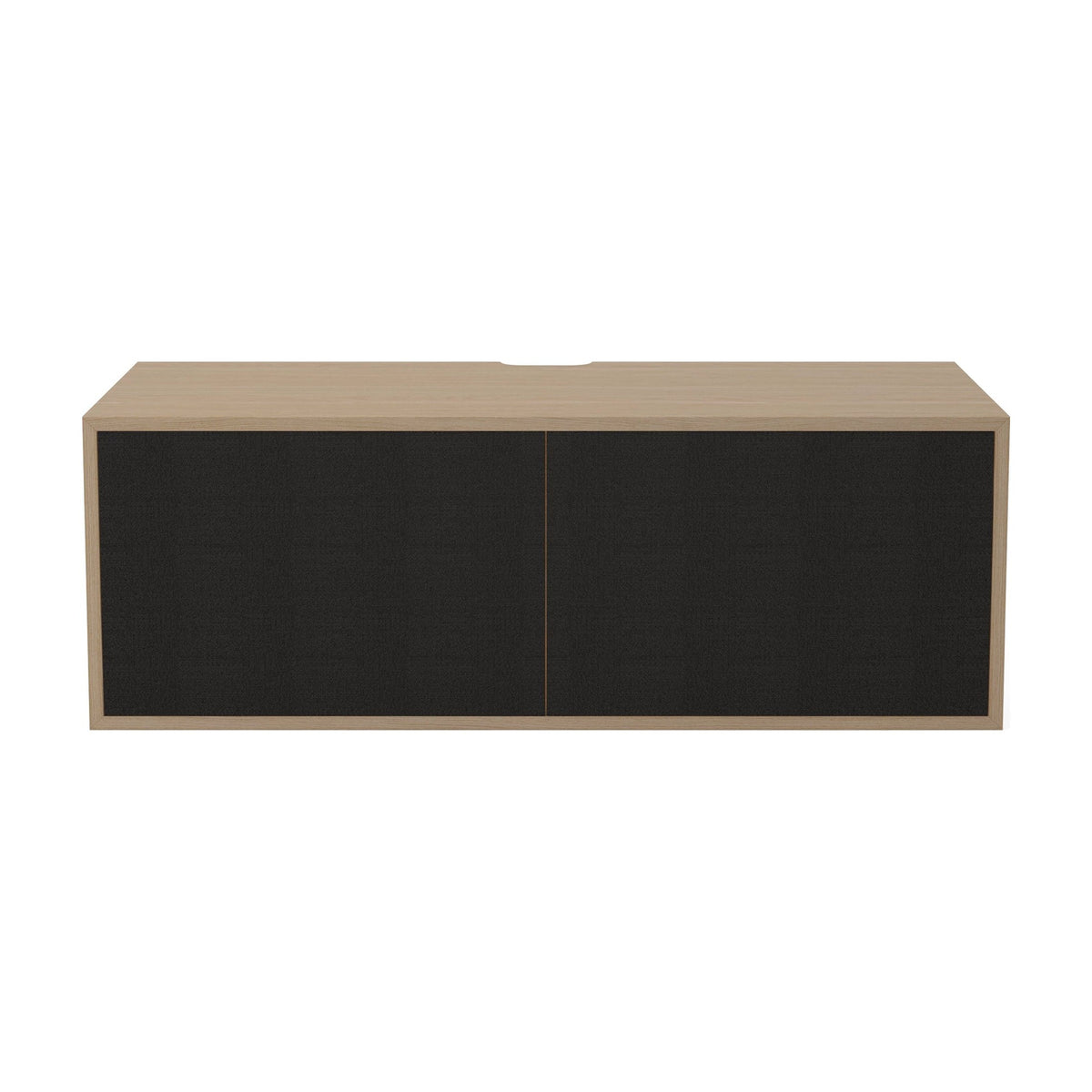 Bolia Case hifi-module medium diepte 35 cm zwarte stof, zwarte stof, wit gepigmenteerd geolied eiken, 04-007-75_7335100