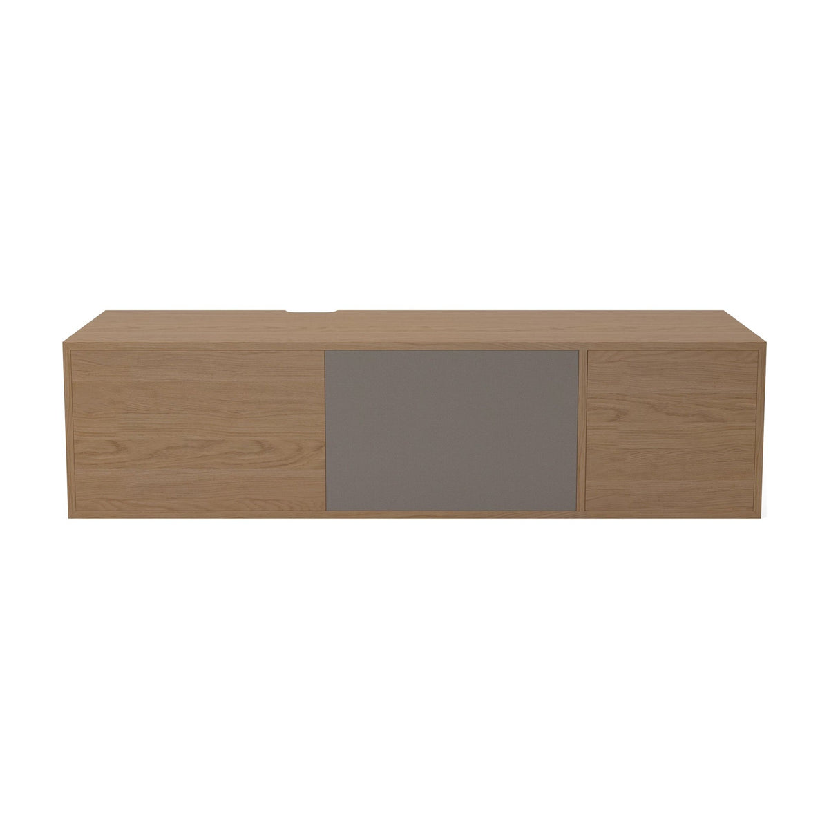 Bolia Case hifi-module large diepte 35 cm eiken, grijze hifi-stof, geolied eiken, 04-007-76_6006277