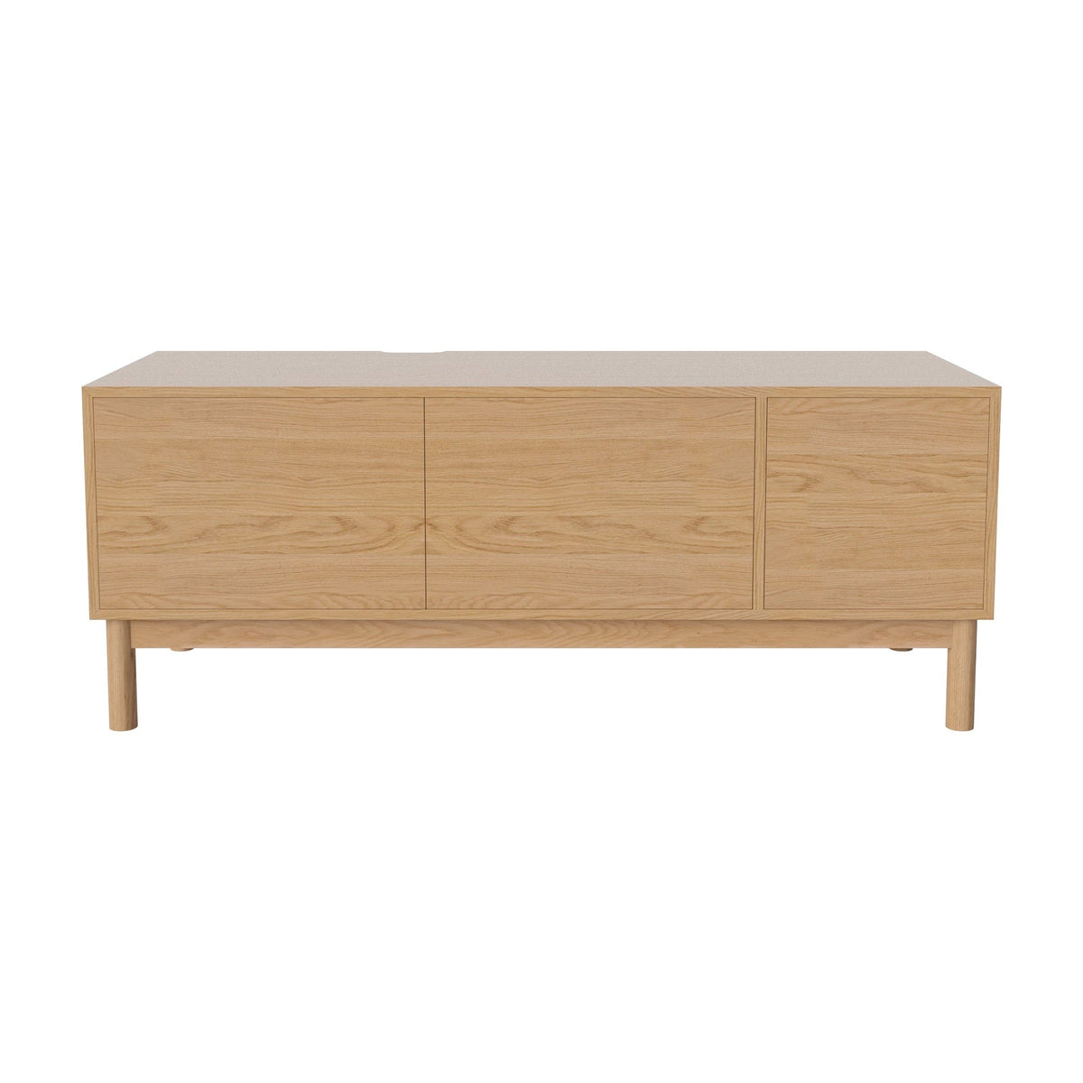 Bolia Case hifi-meubel large op onderstel diepte 48 cm geolied eiken, links eiken, rechts eiken, geolied eiken, 04-007-88_13100972