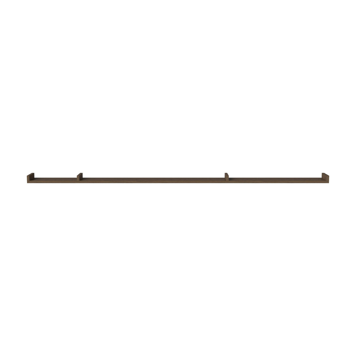 Bolia Display wandplank 234 cm donker geolied eiken, asymmetrisch links, 04-008-10_00001