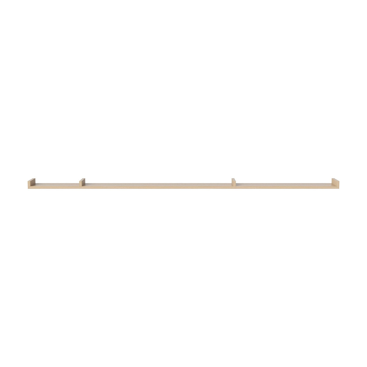 Bolia Display wandplank 234 cm wit gepigmenteerd geolied eiken, asymmetrisch links, 04-008-10_15934774
