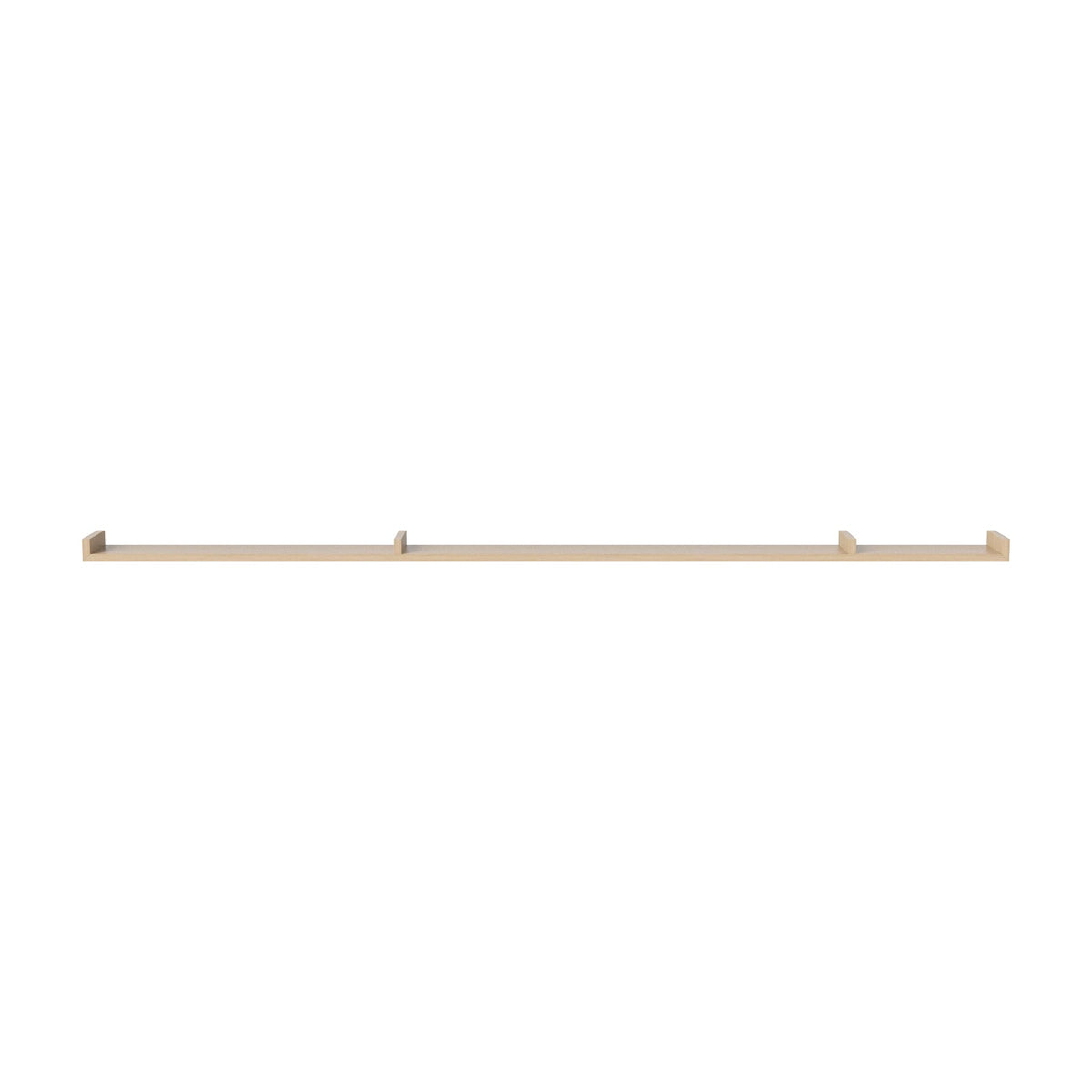Bolia Display wandplank 234 cm wit gepigmenteerd geolied eiken, asymmetrisch rechts, 04-008-10_15934776