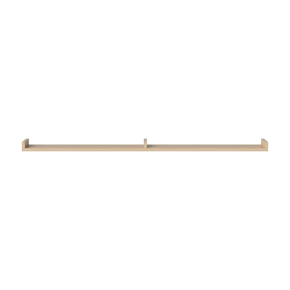 Bolia Display wandplank 157 cm wit gepigmenteerd geolied eiken, symmetrisch, 04-008-11_00002