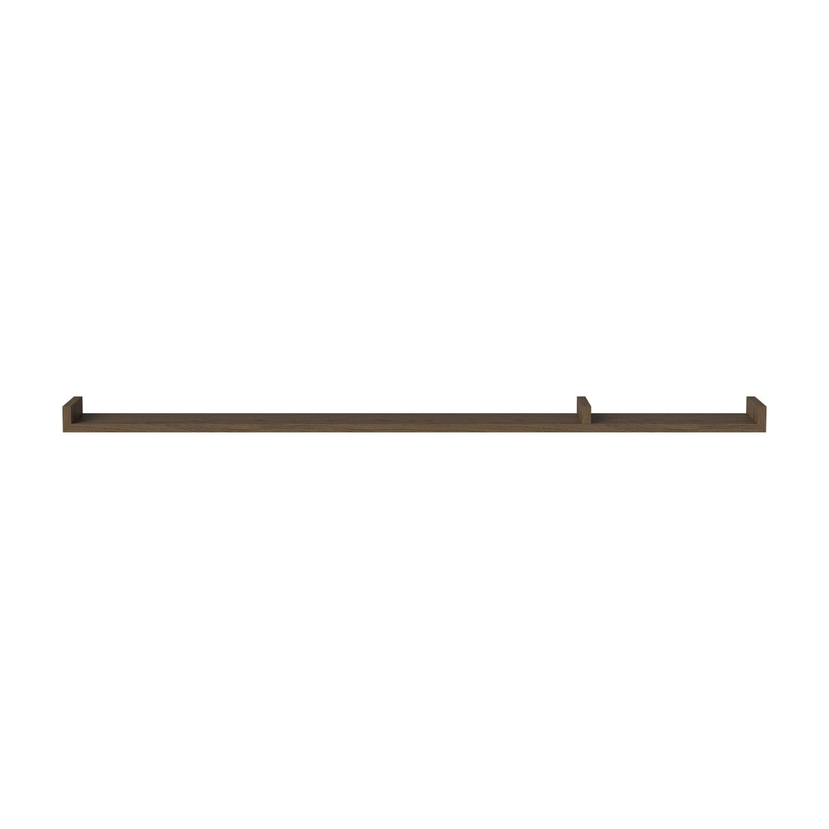 Bolia Display wandplank 157 cm donker geolied eiken, asymmetrisch rechts, 04-008-11_00004
