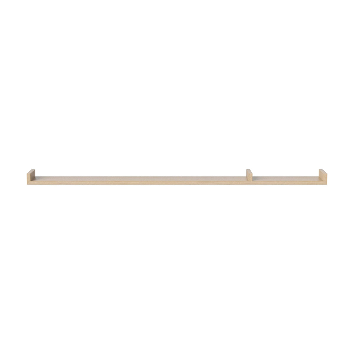 Bolia Display wandplank 157 cm wit gepigmenteerd geolied eiken, asymmetrisch rechts, 04-008-11_15934776