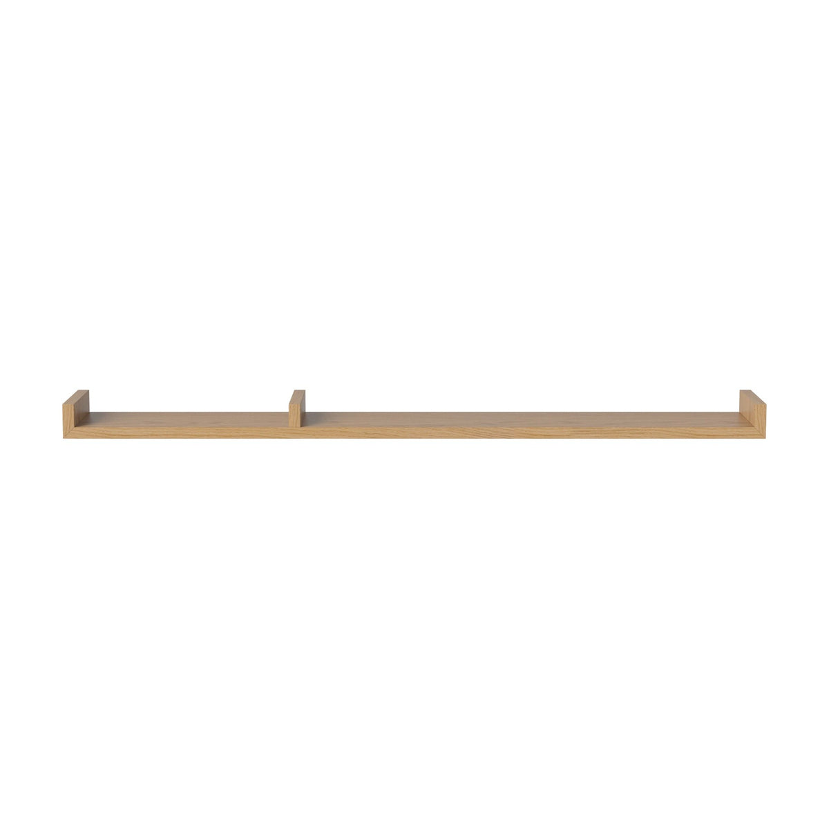 Bolia Display wandplank 120 cm geolied eiken, asymmetrisch links, 04-008-14_00001