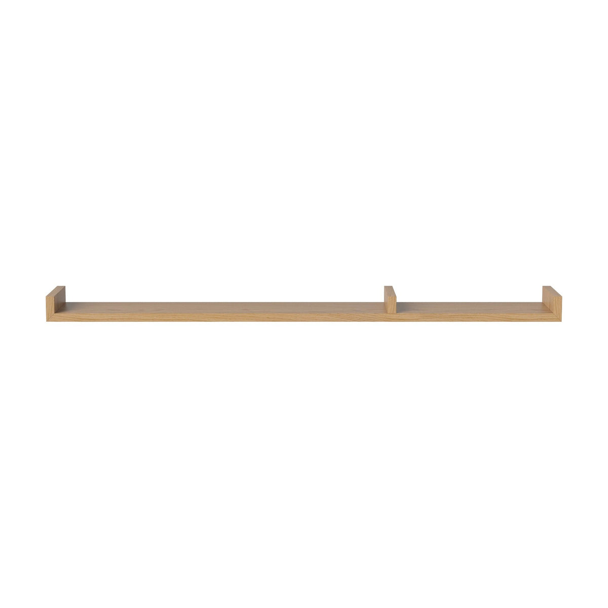 Bolia Display wandplank 120 cm geolied eiken, asymmetrisch rechts, 04-008-14_00002