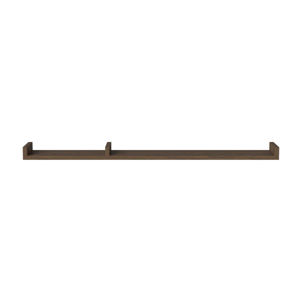 Bolia Display wandplank 120 cm donker geolied eiken, asymmetrisch links, 04-008-14_00007