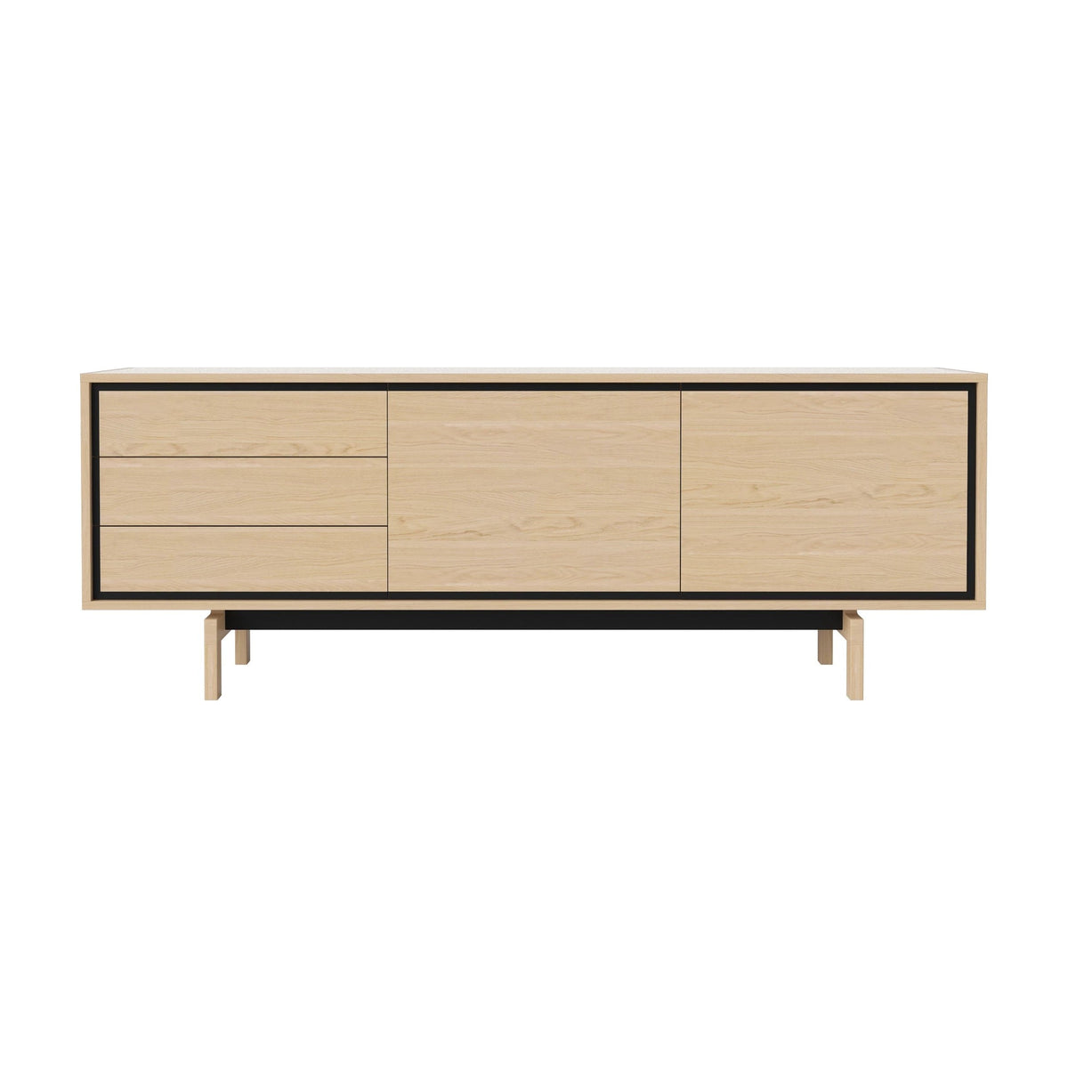Bolia Floow dressoir 202 cm wit gepigmenteerd geolied eiken, wit gepigmenteerd geolied eiken, 04-052-01_14435128