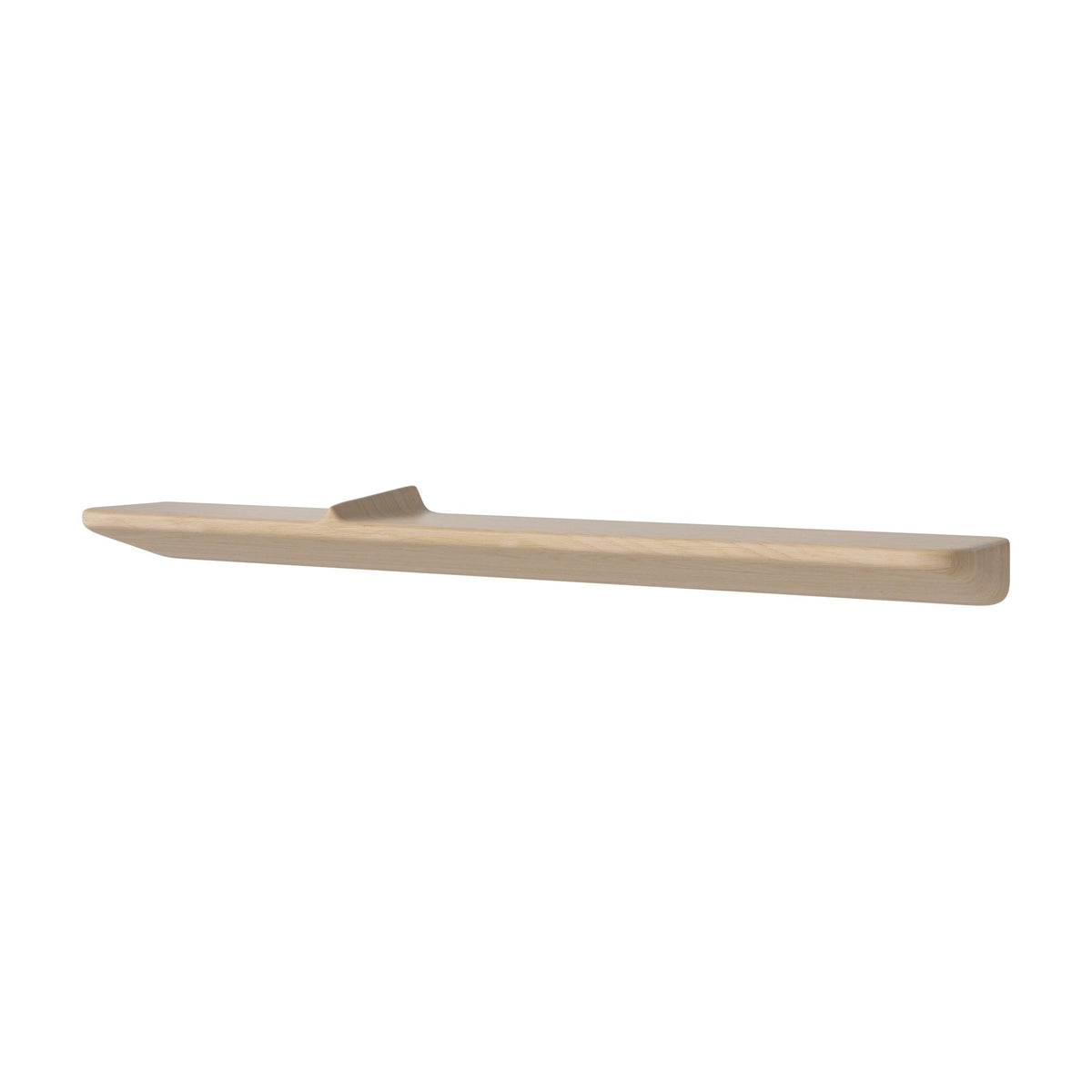Bolia Wave plank 70 cm wit gepigmenteerd geolied eiken, 12 cm schuin aanzicht, 04-133-02_00001