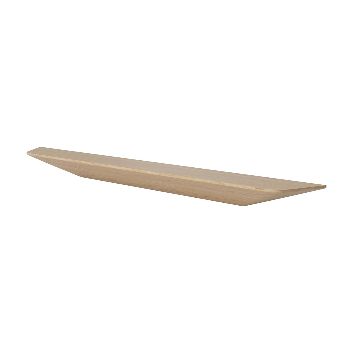 Bolia Falka plank 120 cm wit gepigmenteerd geolied eiken, 14 cm schuin aanzicht, 04-137-08_00001