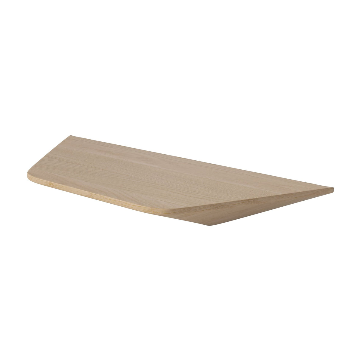 Bolia Falka plank 50 cm wit gepigmenteerd geolied eiken, 22 cm schuin aanzicht, 04-137-10_00005