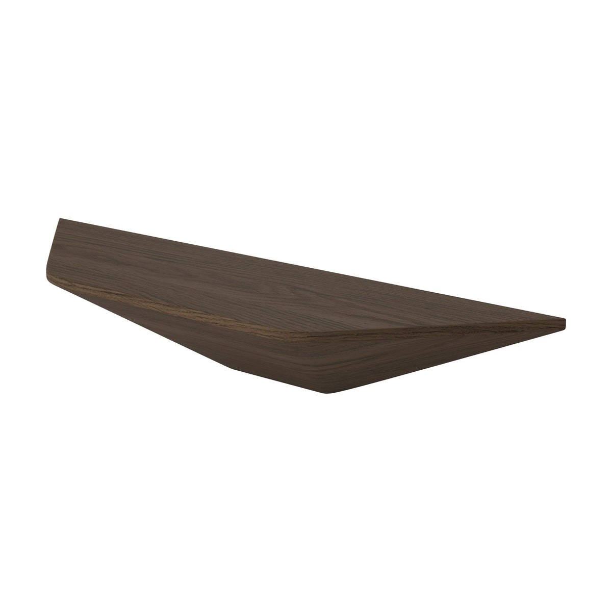 Bolia Falka plank 50 cm donker geolied eiken, 14 cm schuin aanzicht, 04-137-10_00006