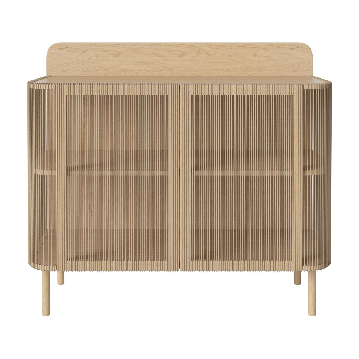 Bolia Cord DJ-console 1 unit wit gepigmenteerd geolied eiken met naturel koord, 04-139-11_00002
