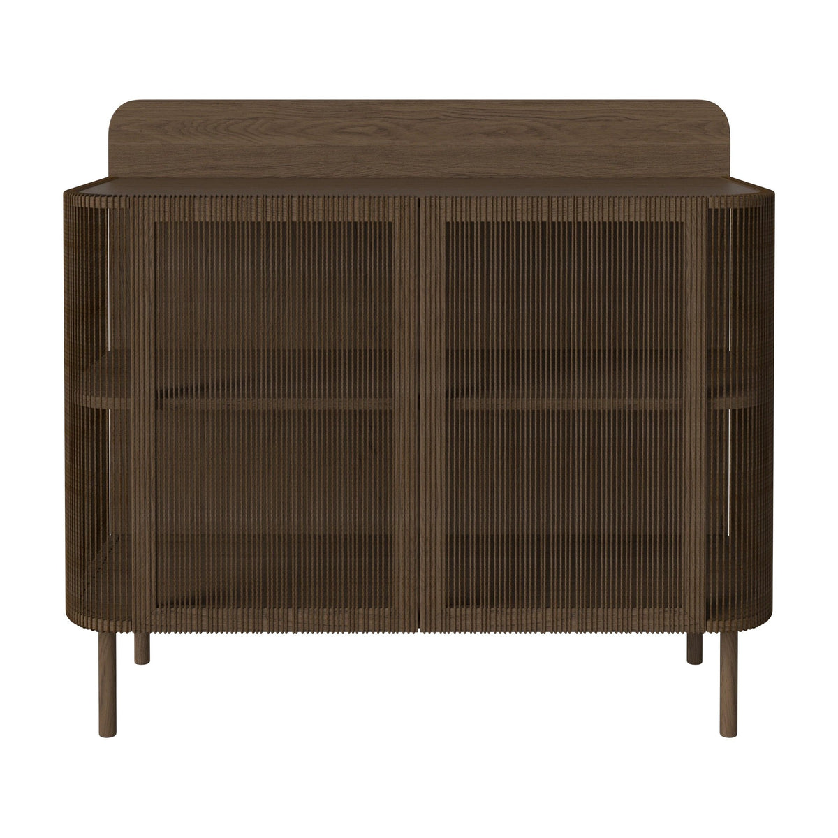 Bolia Cord DJ-console 1 unit donker geolied eiken met donkerbruin koord, 04-139-11_00003