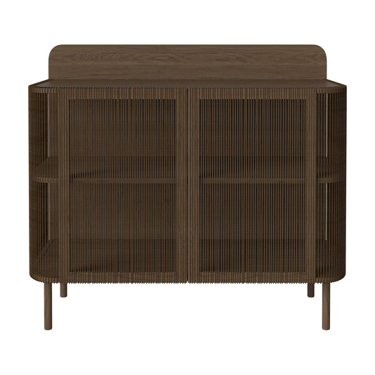 Bolia Cord DJ-console 1 unit donker geolied eiken met donkerbruin koord, 04-139-11_00003