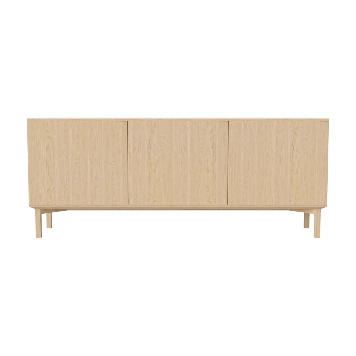 Bolia Silent dressoir 200 cm houten onderstel wit gepigmenteerd geolied eiken, 04-147-05_00002