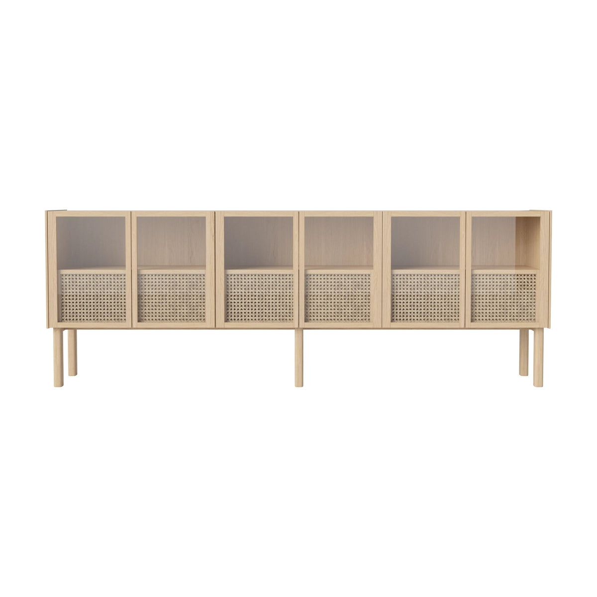 Bolia Cana dressoir 235 cm wit gepigmenteerd geolied eiken, 04-150-06_00002