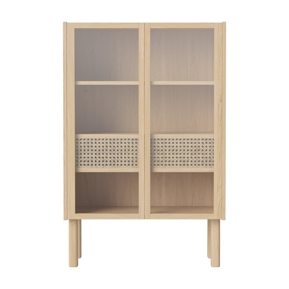 Bolia Cana highboard laag wit gepigmenteerd geolied eiken, 04-150-10_2467152
