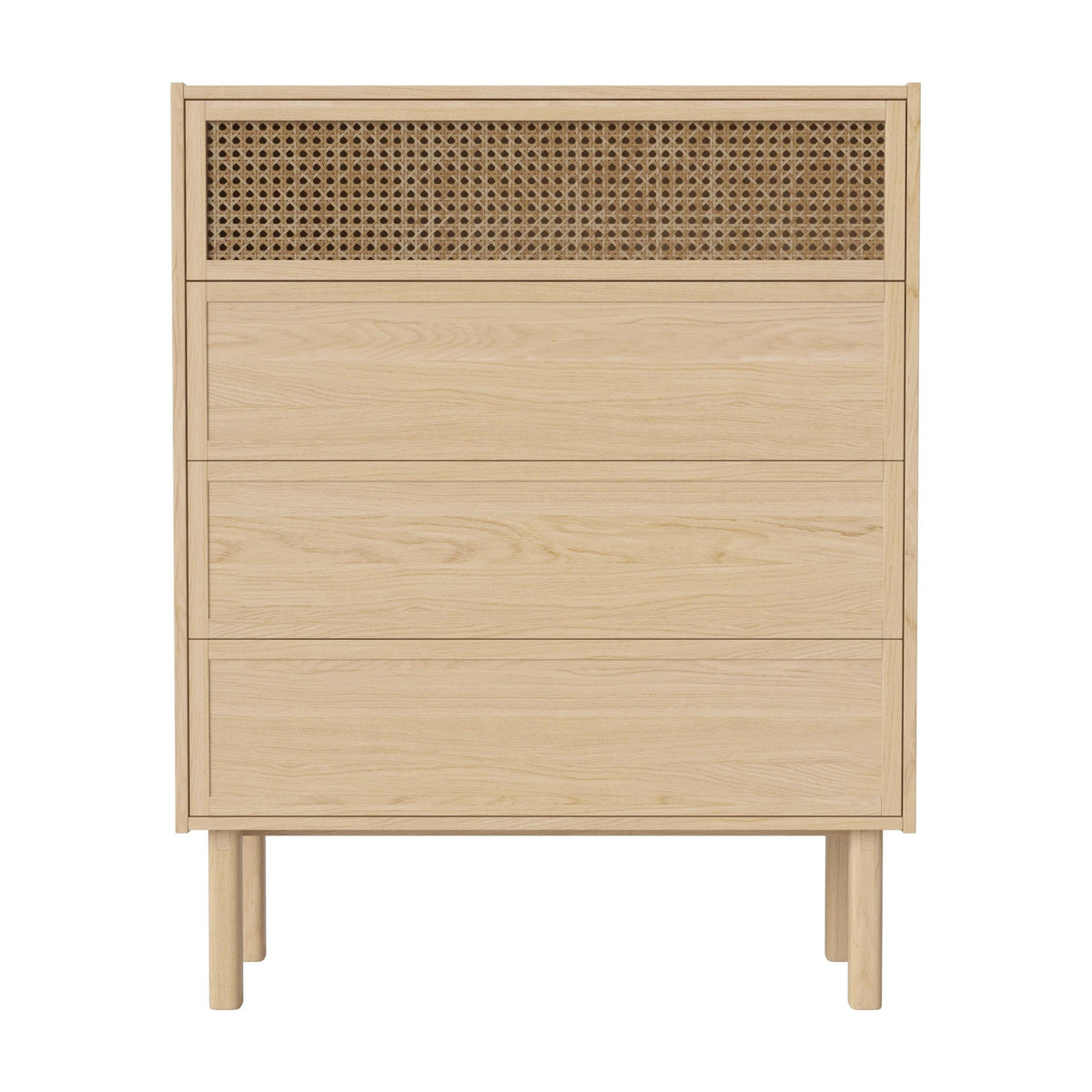 Bolia Cana ladekast hoog wit gepigmenteerd geolied eiken, 04-150-25_00002