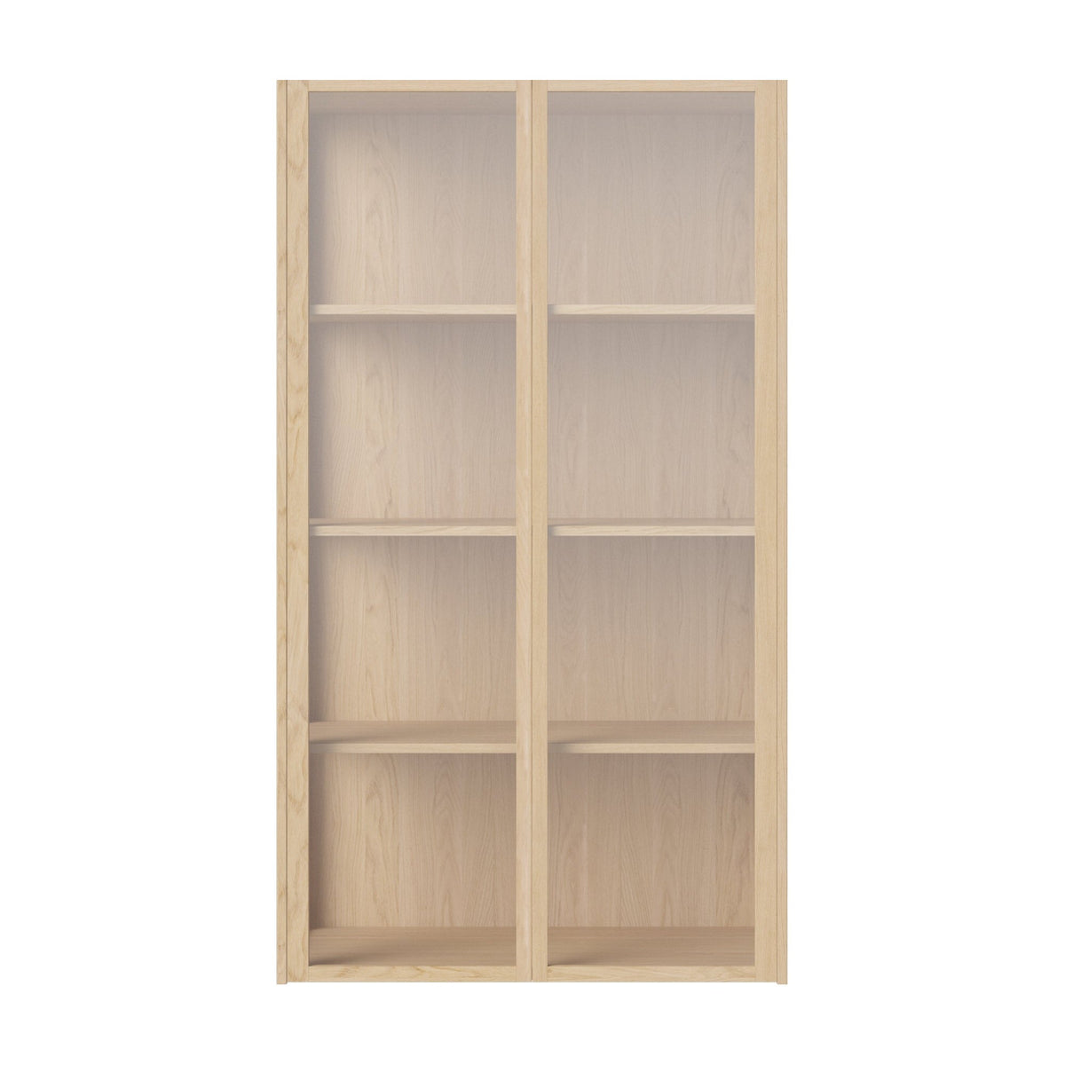 Bolia Cana vitrinekast wandmontage 81x144 cm wit gepigmenteerd geolied eiken, 04-150-71_00002