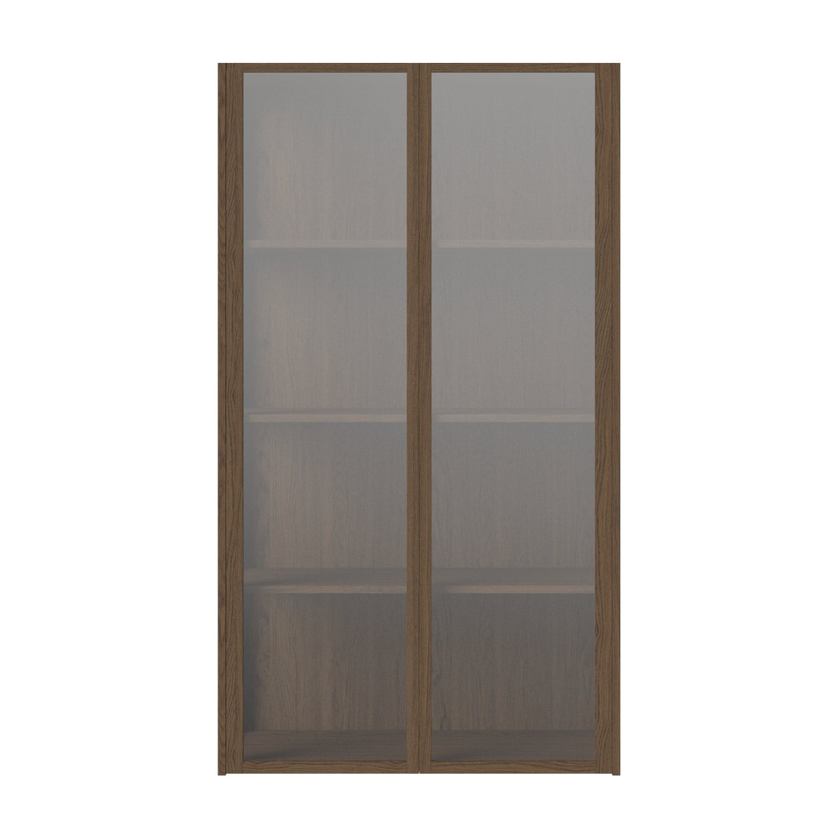 Bolia Cana vitrinekast wandmontage 81x144 cm donker geolied eiken, 04-150-71_00003
