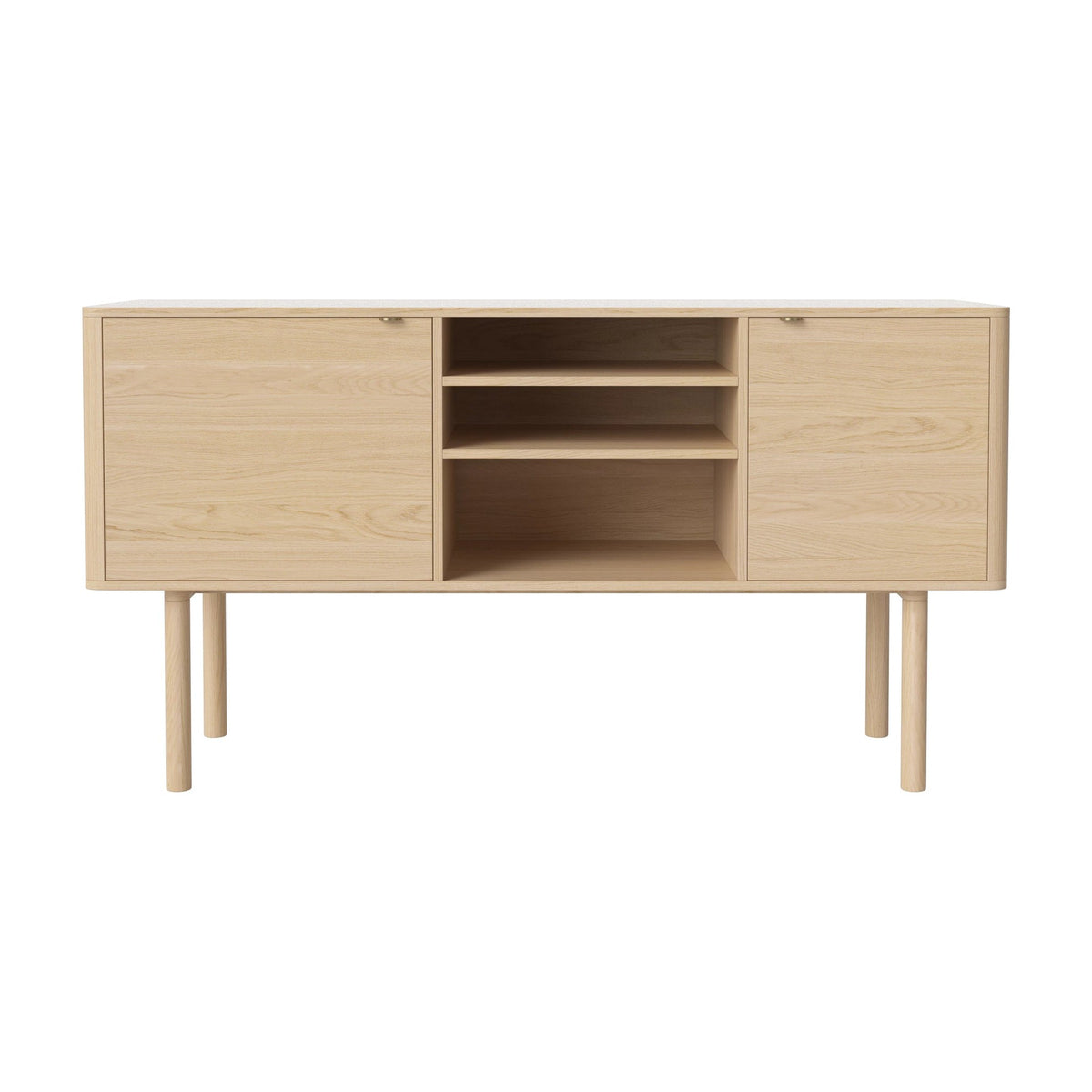 Bolia Yacht dressoir 146 cm wit gepigmenteerd geolied eiken, messing, 04-151-05_15352014