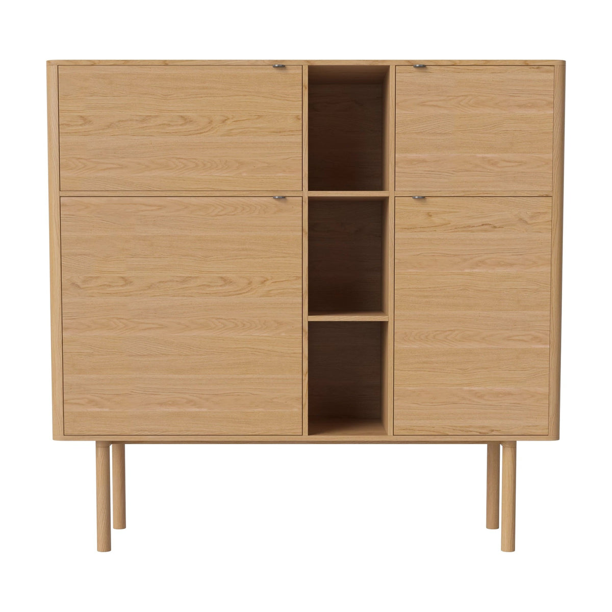 Bolia Yacht highboard 146 cm geolied eiken, roestvrij staal, 04-151-10_15352015