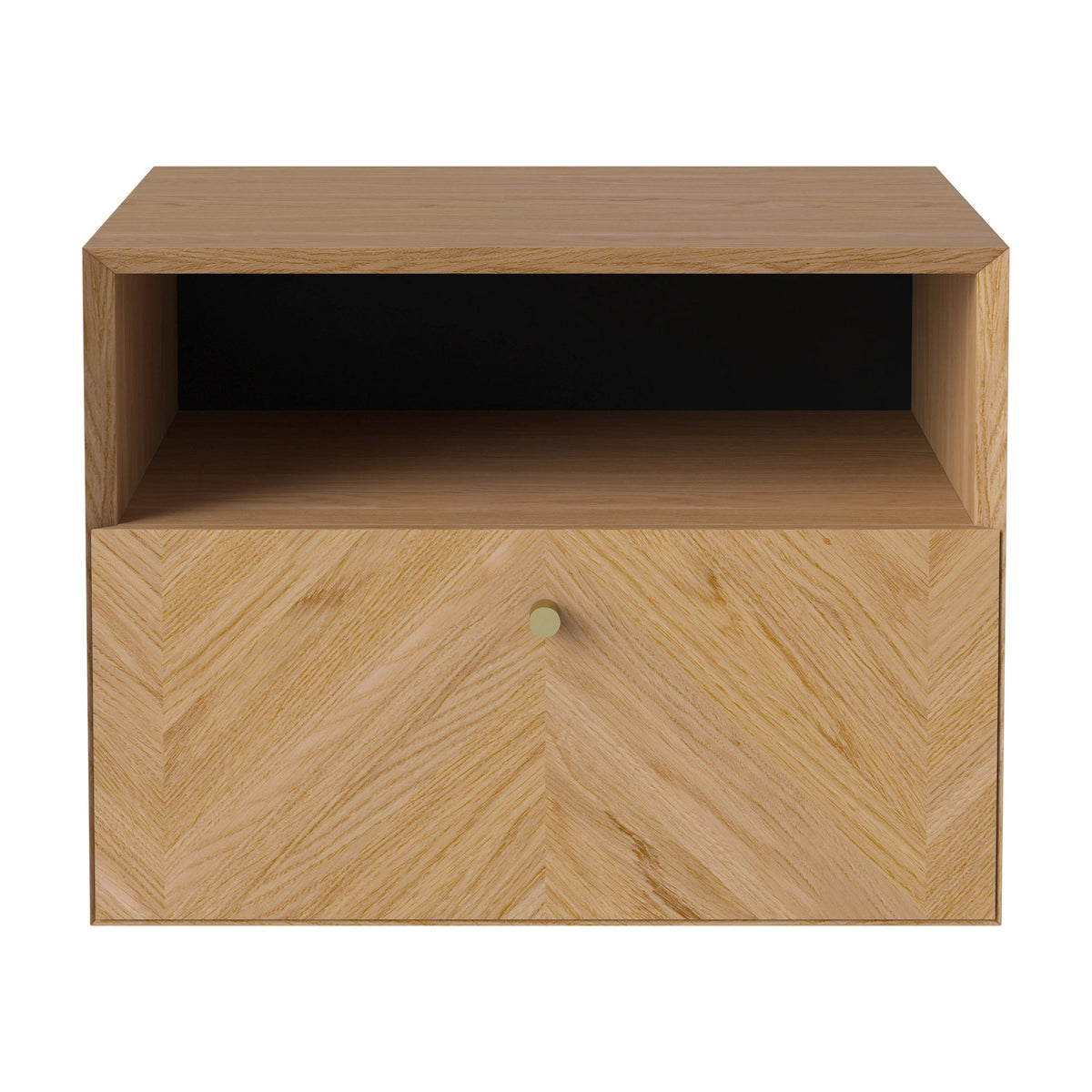 Bolia Luxe nachtkastje 1 lade geolied eiken, 04-156-03_00002