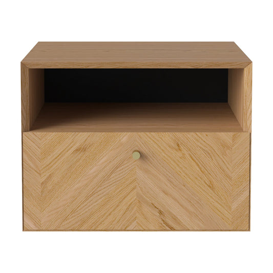 Bolia Luxe nachtkastje 1 lade geolied eiken, 04-156-03_00002