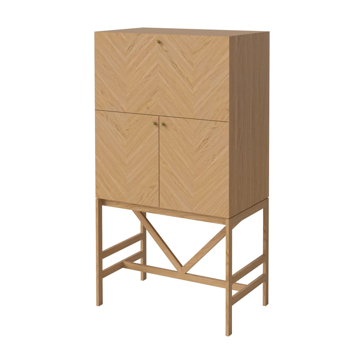 Bolia Luxe barkast geolied eiken schuin aanzicht, 04-156-06_00002