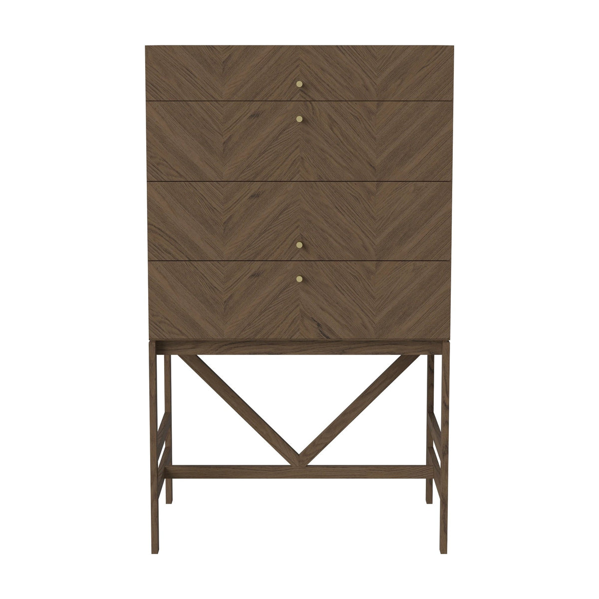 Bolia Luxe ladekast 4 lades donker geolied eiken, 04-156-08_00001